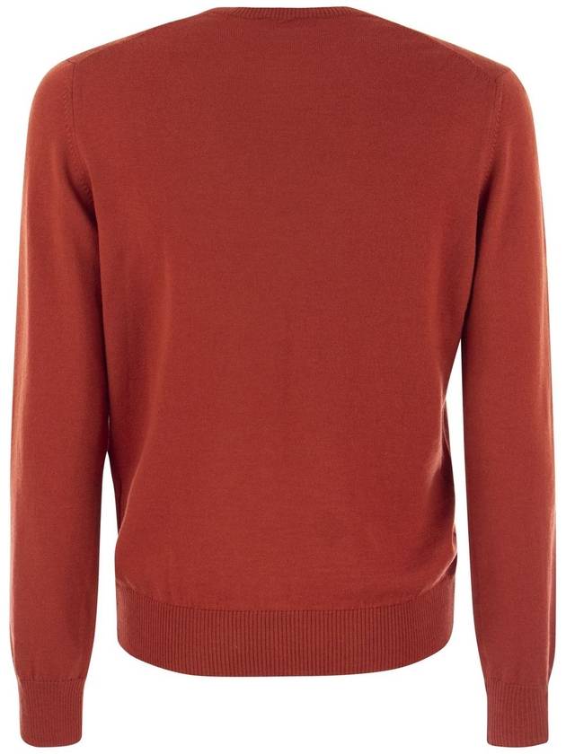 Wool crew-neck pullover - FAY - BALAAN 2