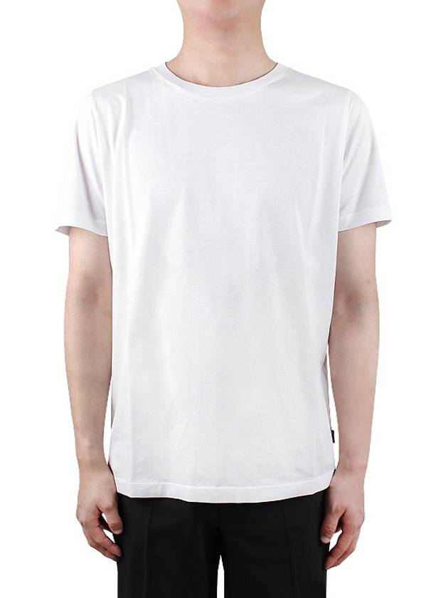 Shadow Back Graphic Print Short Sleeve T-Shirt  Natural White - STONE ISLAND - BALAAN 2