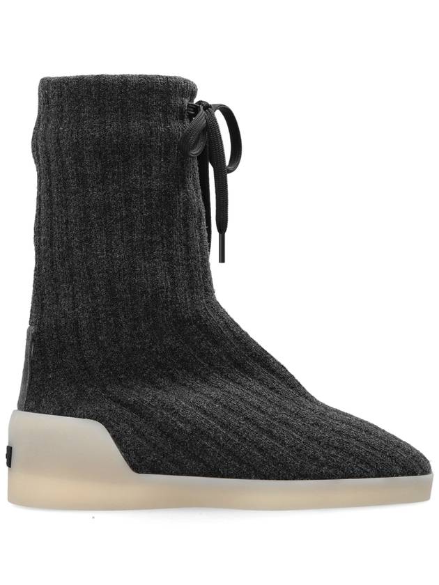 Fear Of God Ankle Boots Moc Knit Hi, Men's, Grey - FEAR OF GOD - BALAAN 1