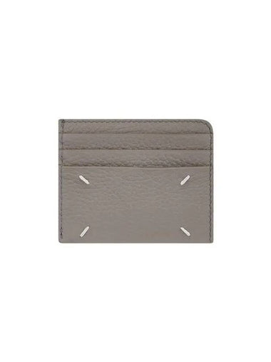 4 Stitch Card Holder Warm Gray - MAISON MARGIELA - BALAAN 1