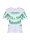 Striped Logo Short Sleeve T-Shirt MW3ME187GRN - P_LABEL - BALAAN 8