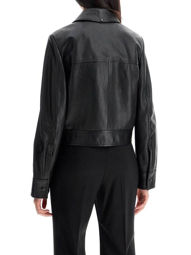 short leather jacket for women - MAX MARA SPORTMAX - BALAAN 3