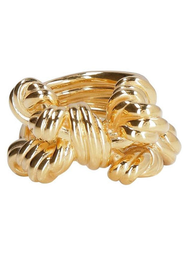 Knot Matte Ring Gold - BOTTEGA VENETA - BALAAN 1