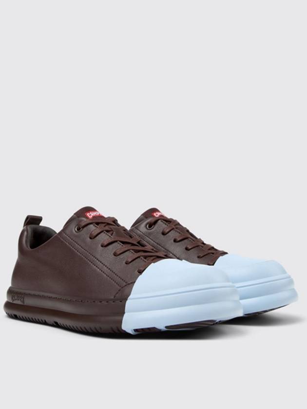 Junction Runner Leather Low Top Sneakers Burgundy - CAMPER - BALAAN 3