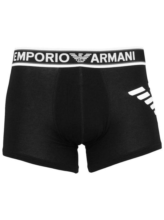 Eagle Boxer Briefs Black - EMPORIO ARMANI - 1