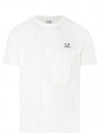 20/1 Jersey Pocket Short Sleeve T-Shirt White - CP COMPANY - BALAAN 2