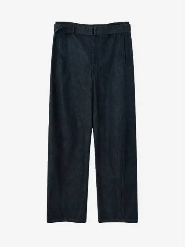 Twisted Belt Straight Jeans Indigo - LEMAIRE - BALAAN 2