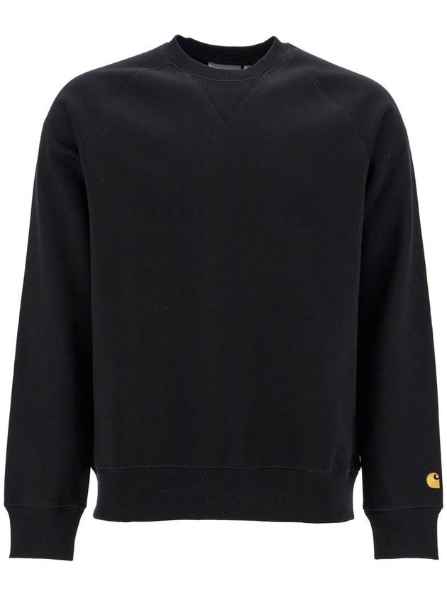 Chase Crew Neck Sweatshirt Black - CARHARTT WIP - BALAAN 2