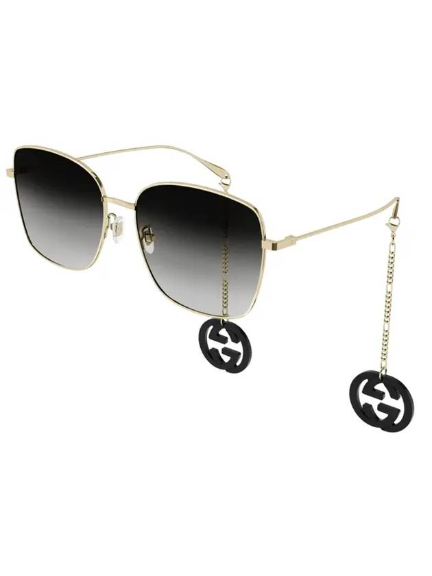 Eyewear Interlocking G Chain Sunglasses Gold - GUCCI - BALAAN 1