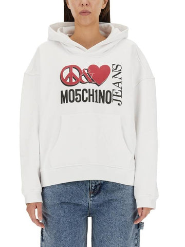 23 fw Peace Love Hood 171082562001 B0040442231 - MOSCHINO - BALAAN 1