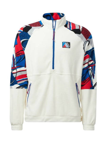 Classic Winter Half Zip Jacket Ivory - REEBOK - BALAAN 1