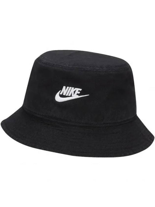 Apex Futura Washed Bucket Hat Black - NIKE - BALAAN 2