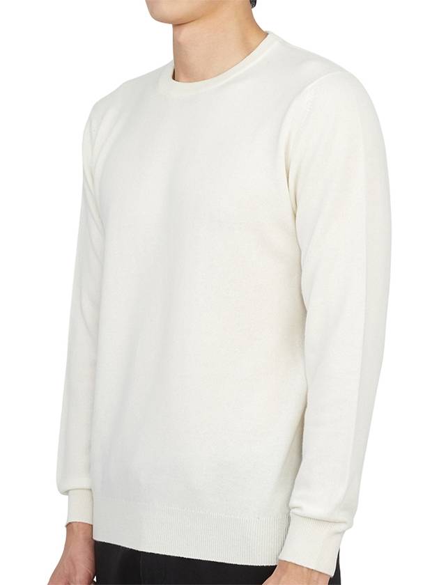 Men's Knit Top White - JOHNSTONS OF ELGIN - BALAAN 3