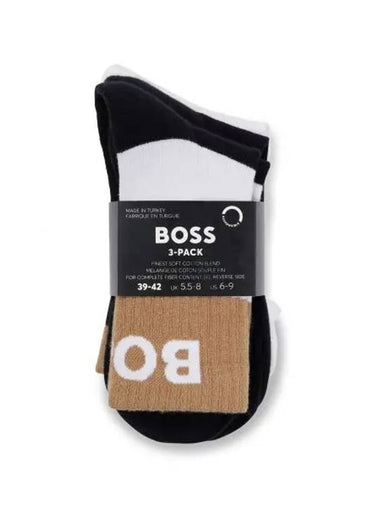 Cotton blend long socks 3 pack 50515144 960 - BOSS - BALAAN 1