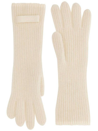 The Gros Grain Gloves Off White - JACQUEMUS - BALAAN 2