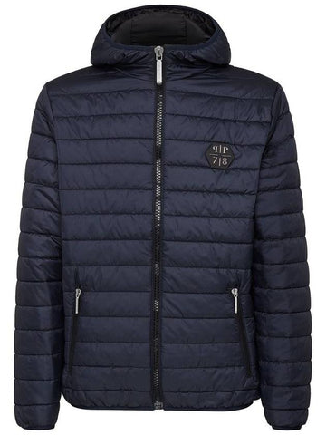 men coat jacket navy - PHILIPP PLEIN - BALAAN 1