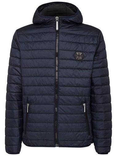 men coat jacket navy - PHILIPP PLEIN - BALAAN 1