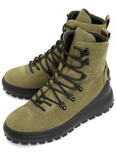 Hiking Leather Walker Boots Beige - STONE ISLAND - BALAAN 2