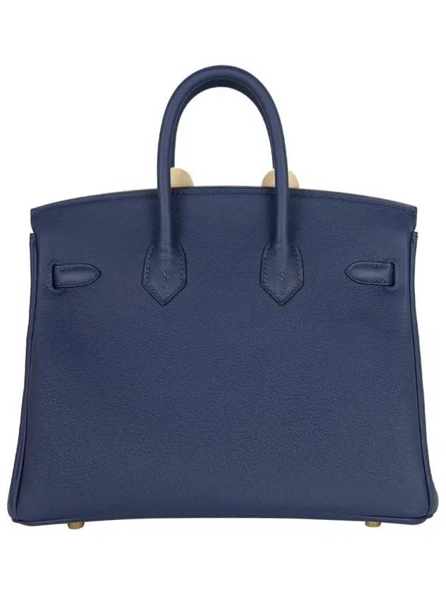 Blue Navy Togo Birkin 25 Gold W - HERMES - BALAAN 3