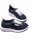 Heavy Athletic Mesh Tech Runner Low Top Sneakers Navy - THOM BROWNE - BALAAN 6