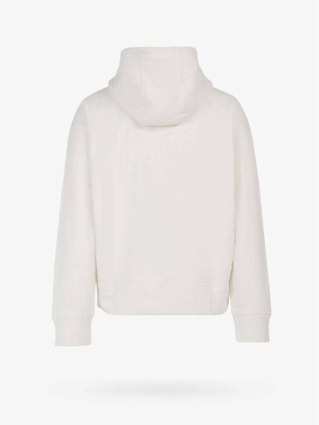 Men's Plus Logo Cotton Hoodie White - JIL SANDER - BALAAN 3