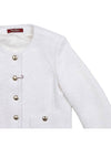 Women's Gavino Cotton Jacket White - MAX MARA - BALAAN.