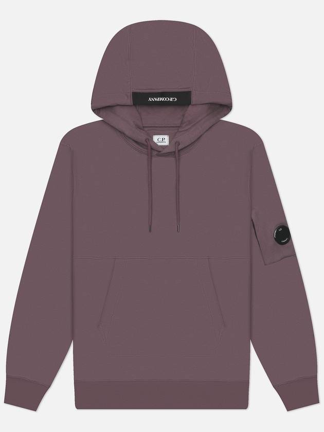 Diagonal Raised Fleece Lens Hoodie Purple - CP COMPANY - BALAAN 2