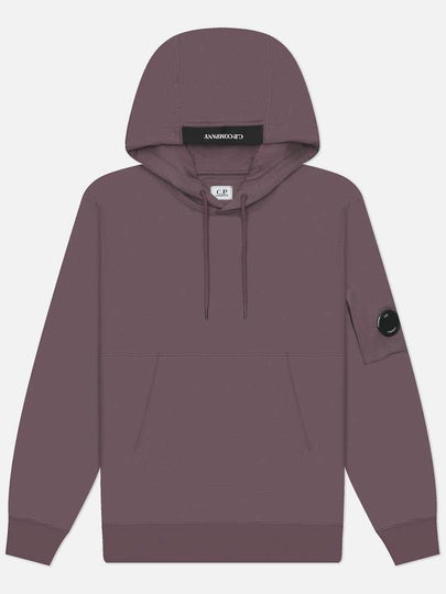 Diagonal Raised Fleece Lens Hoodie Purple - CP COMPANY - BALAAN 2