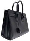 Women s 355153 Sac Dejour Small Black Leather Tote Bag Strap - SAINT LAURENT - BALAAN 2