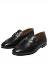 Gancini Ornament Loafer Black - SALVATORE FERRAGAMO - BALAAN 2