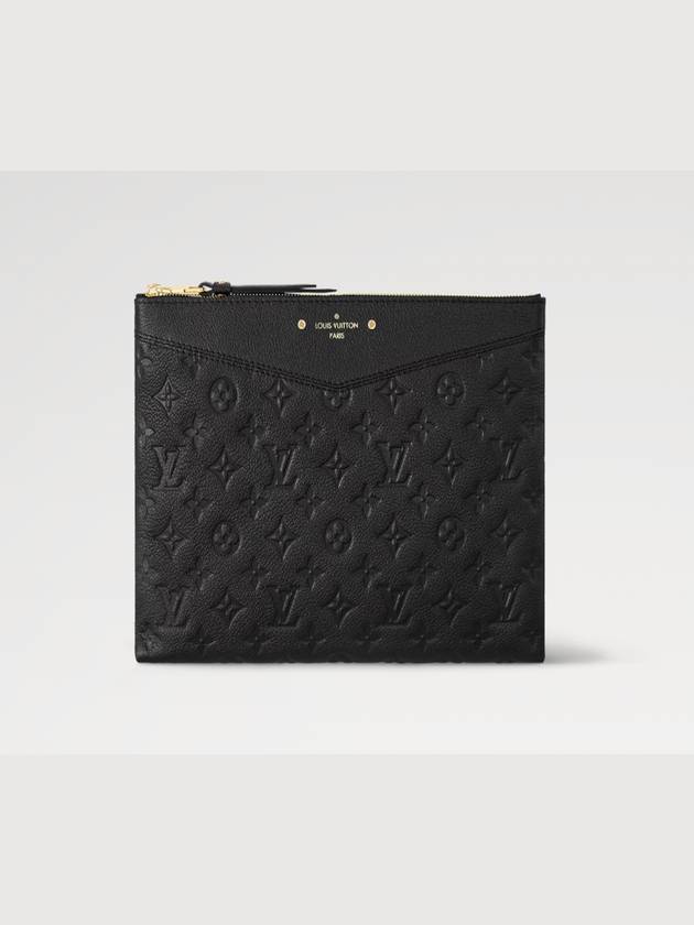 Monogram Daily Empreinte Pouch Bag Black - LOUIS VUITTON - BALAAN 2