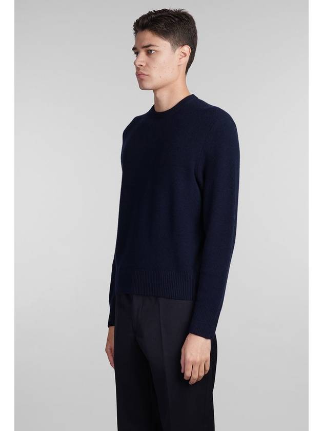 Arm Band Merino Wool Pique Knit Top Navy - THOM BROWNE - BALAAN 5