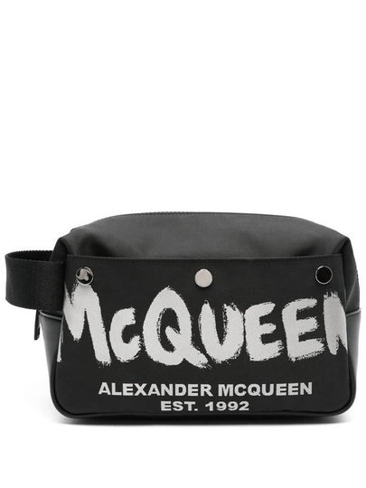 24FW Beauty Case 7917731AAS3 1095 Black - ALEXANDER MCQUEEN - BALAAN 2