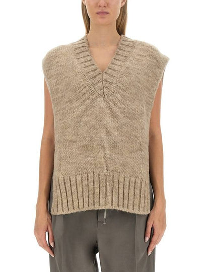 Botanical Dye Knit Vest Light Brown - MAISON MARGIELA - BALAAN 2