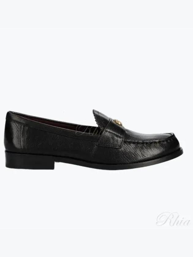 Logo Plaque Perry Loafers Black - TORY BURCH - BALAAN 2