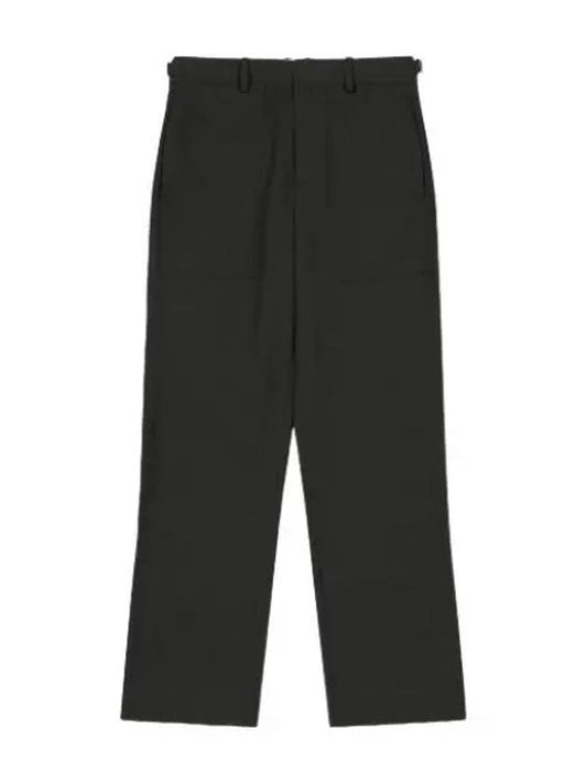 Stretch suit pants burnt olive slacks - HELMUT LANG - BALAAN 1