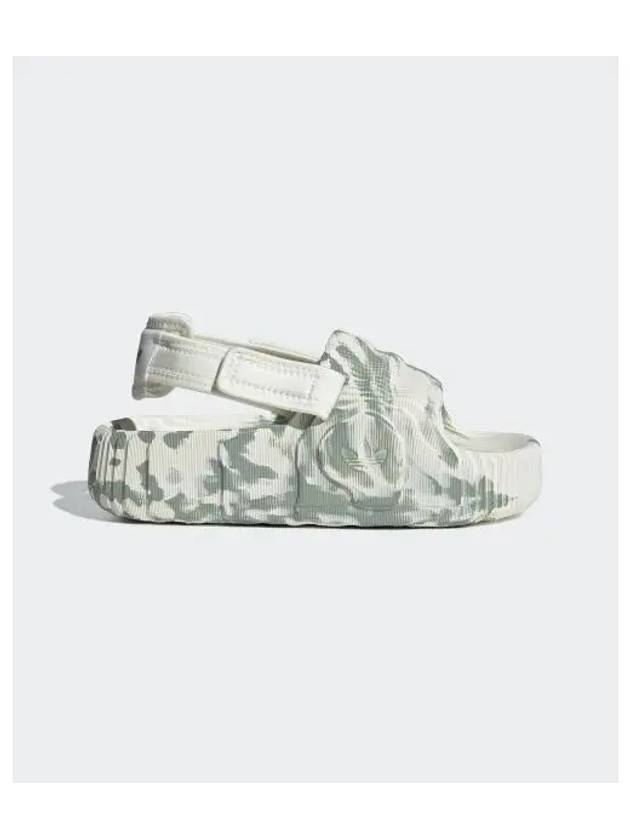 Adilette 22 XLG Sandals Green White - ADIDAS - BALAAN 2