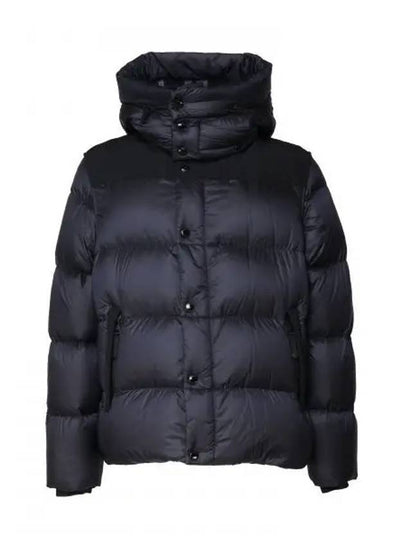 Hooded Nylon Down Padding Navy - BURBERRY - BALAAN 2