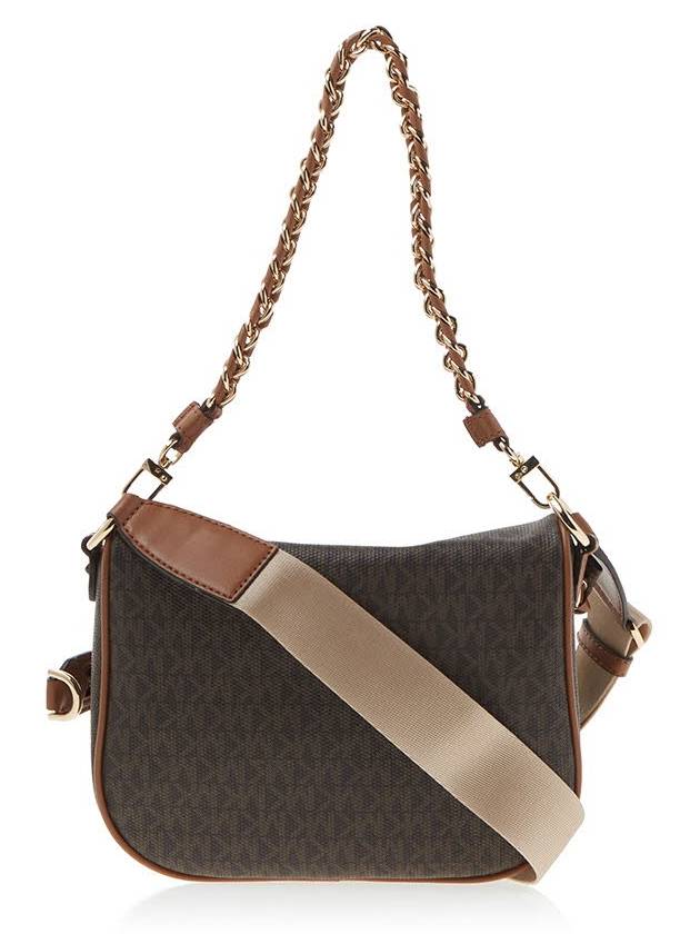 Slater Monogram Print Cross Bag Brown - MICHAEL KORS - BALAAN 4