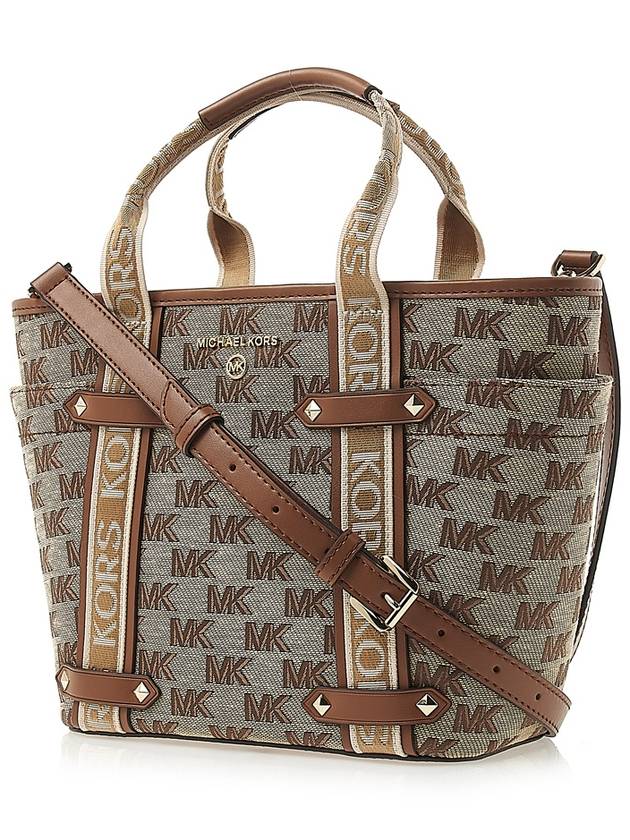 Maeve Logo Small Tote Bag Beige - MICHAEL KORS - BALAAN 3