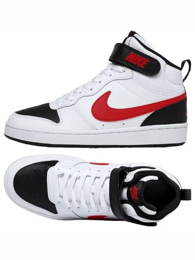 Kids Adult Sneakers Coat Burrow Mid 2 White Red Black CD7782 110 - NIKE - BALAAN 6