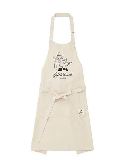 Cafe Kitsune Fox Apron Tapioca - MAISON KITSUNE - BALAAN 2