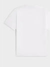 Women s Loose Short Sleeve T Shirt Ecru White Black 2X764671Q - CELINE - BALAAN 4