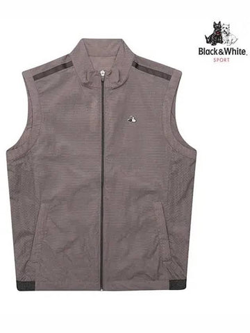 blouson vest 1014GZVNDARK RED - BLACK&WHITE - BALAAN 1