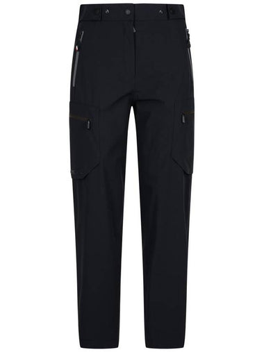 Moncler Grenoble Black Polyamide Blend Trousers - MONCLER - BALAAN 1