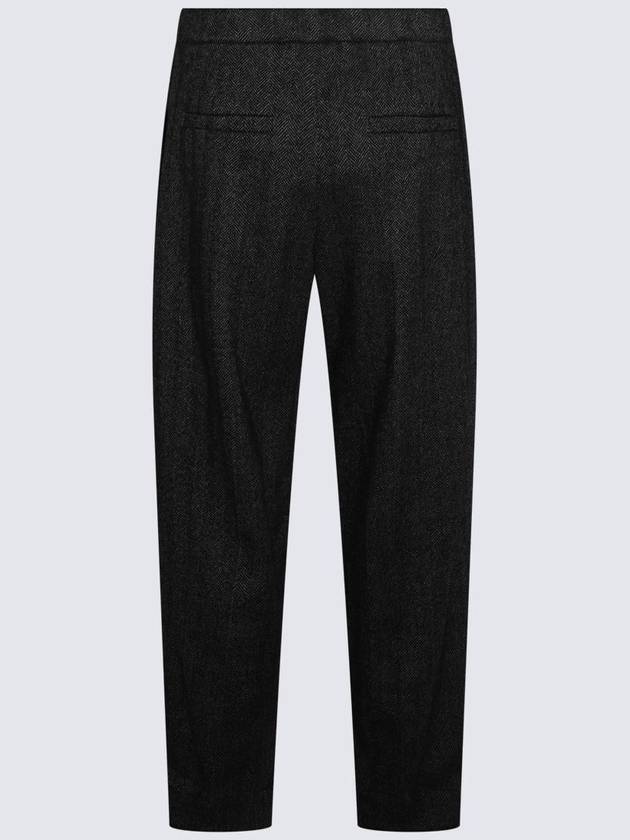 Brunello Cucinelli Grey Wool Blend Pants - BRUNELLO CUCINELLI - BALAAN 2