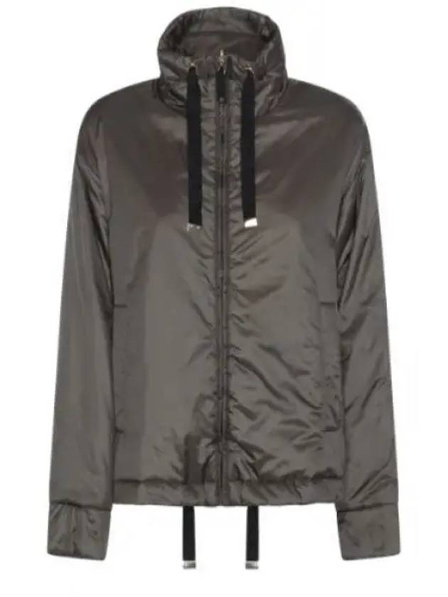 Water Repellent Padded Hooded Jacket Khaki - MAX MARA - BALAAN 2