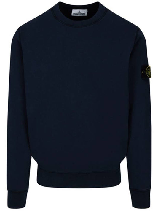 Men's Wappen Patch Sweatshirt Navy - STONE ISLAND - BALAAN 2