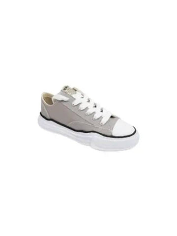 A01FW702 Gray Peterson OG Sole Canvas Low Sneakers - MIHARA YASUHIRO - BALAAN 1