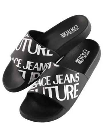 logo slide men slippers - VERSACE - BALAAN 1